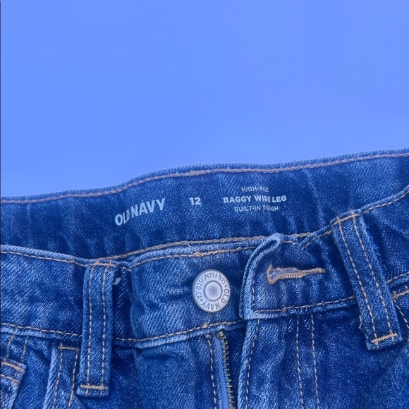 Old Navy Kids Distressed Blue Jeans - Picture 2 of 3